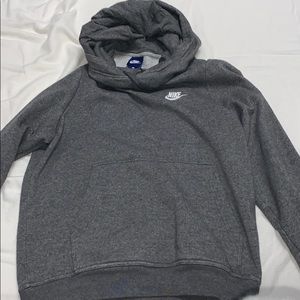 Gray Nike Cowl Neck Hoodie